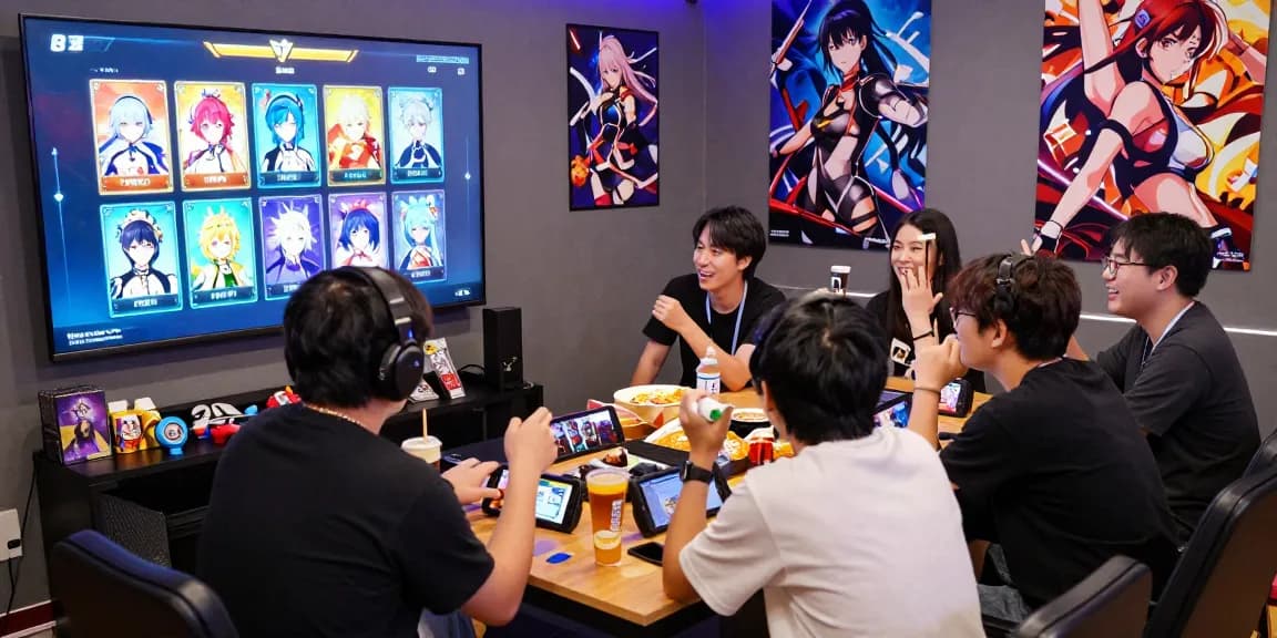 Players enjoying gacha168 gaming experience with characters and excitement.