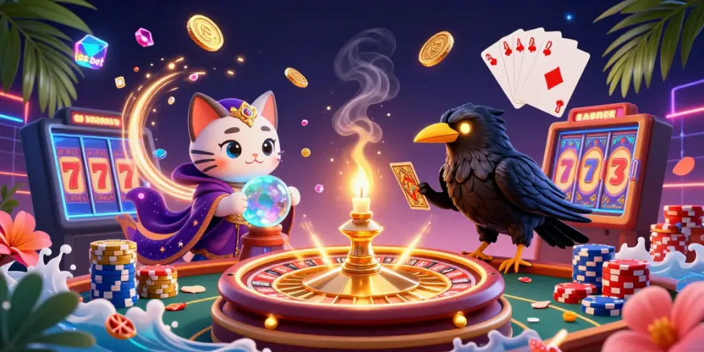 Experience the thrilling world of 188-bet with characters and casino elements in stunning detail.