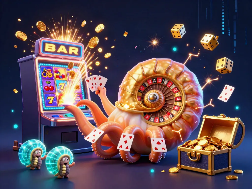 Engage with laskartogel's thrilling 3D casino illustration featuring dynamic games and rich visuals.