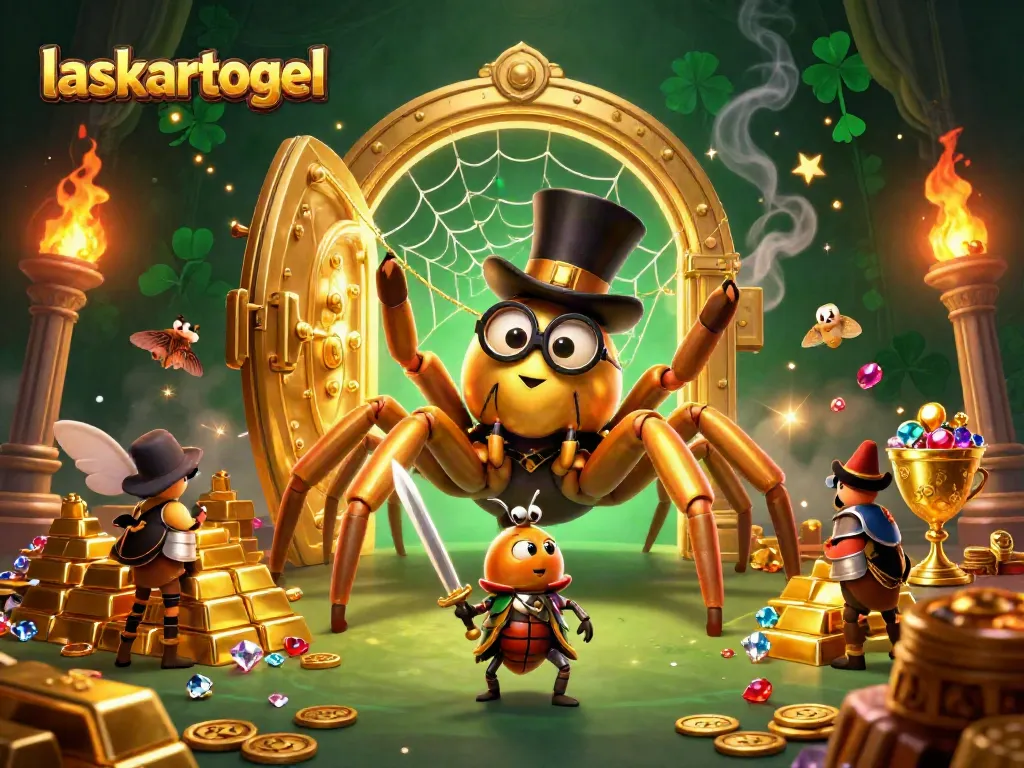Experience the thrill with laskartogel, featuring captivating characters and vibrant casino elements.