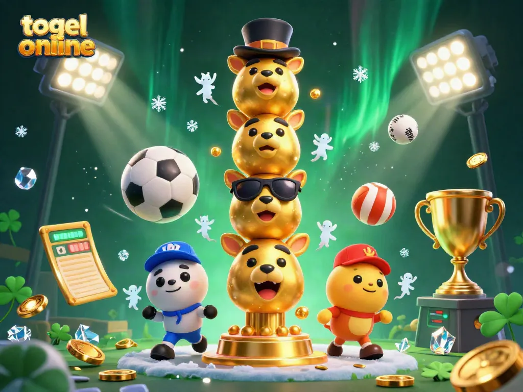 Memenangkan togel online sambil menikmati suasana kasino digital yang megah dan penuh warna.