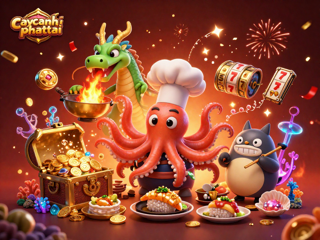 Play with caycanhphattai and win exciting rewards in this vibrant 3D casino scene.
