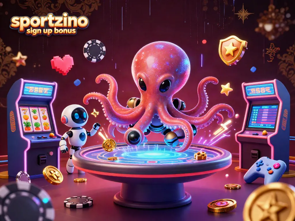 Engage with the exciting sportzino sign up bonus through alien-themed gameplay and vibrant casino elements!