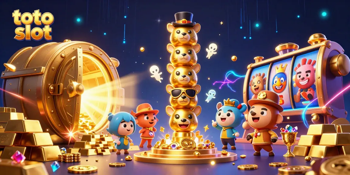 Engage with the thrilling toto slot experience amidst dynamic treasures and 3D cartoon characters.