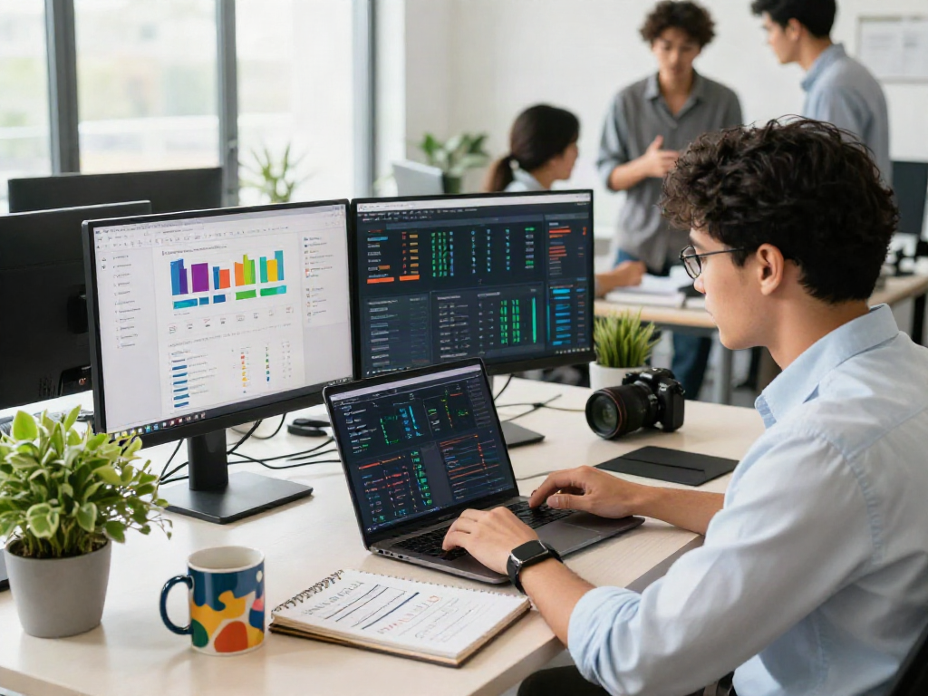 go8 digital marketing workspace with strategic analytics and collaborative team