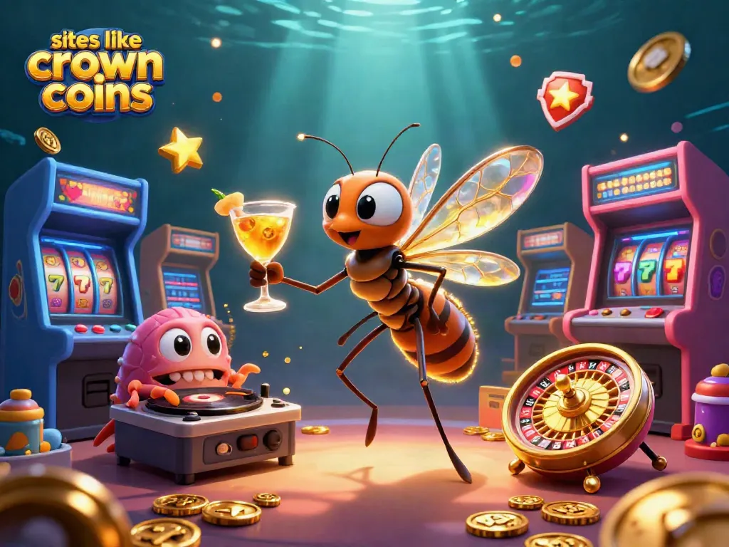 Engage with sites like crown coins casino featuring immersive characters in a lively casino setting.