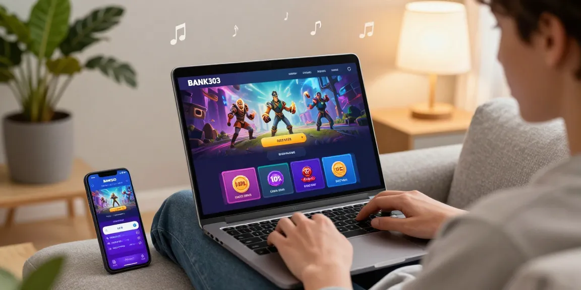 Engaging BANK303 daftar platform showcasing bonuses and promotions in a cozy gaming environment.