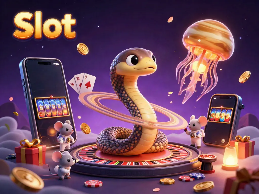 Engage in thrilling slot gameplay with unique characters in a whimsical casino universe.