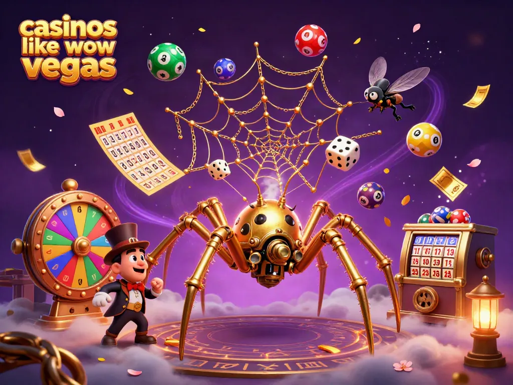 Engage with casinos like wow vegas in this vibrant 3D illustration of thrilling gambling experiences.
