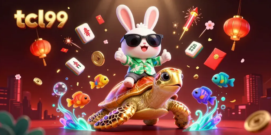 Engage in fun-filled gaming at tcl99 with the lucky rabbit and golden sea turtle.