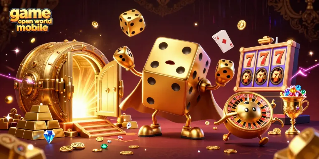 Menangkan permainan game open world mobile dengan karakter unik dan elemen kasino yang mengesankan