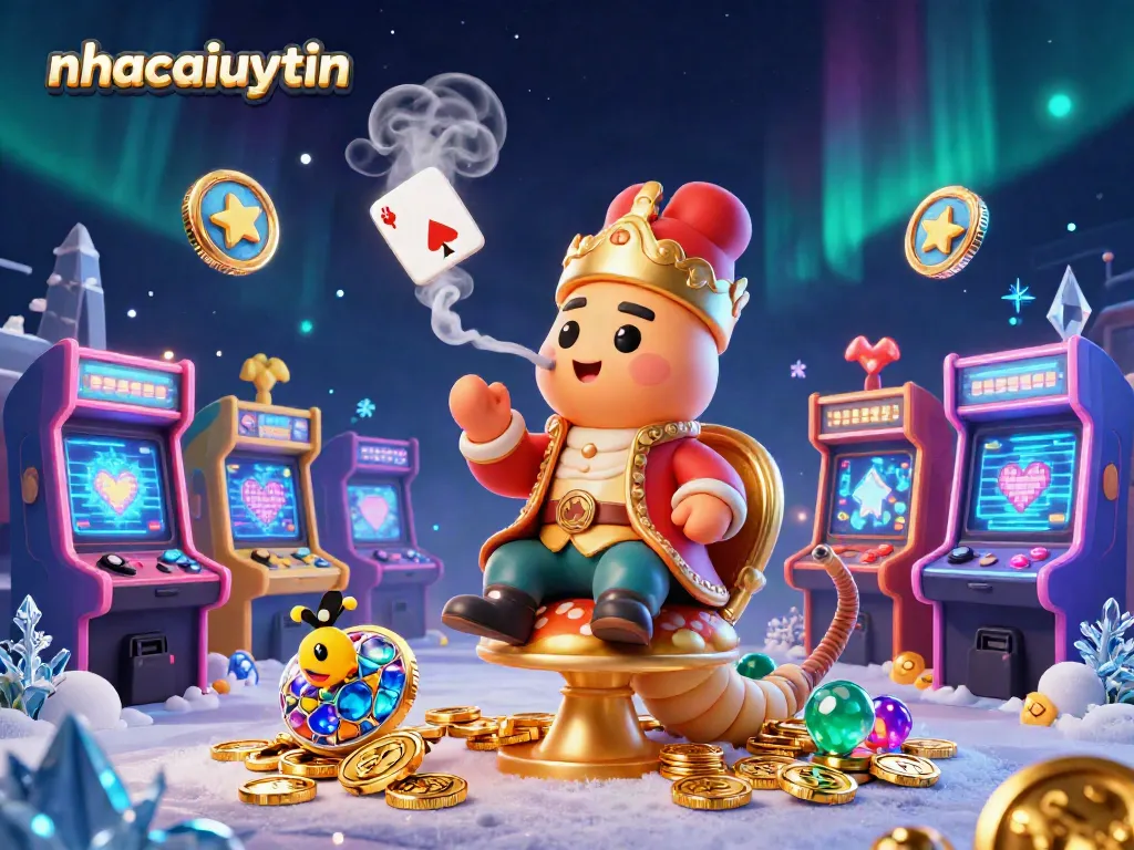 Try your luck with nhacaiuytin at a vibrant casino loaded with symbols of chance and fortune.