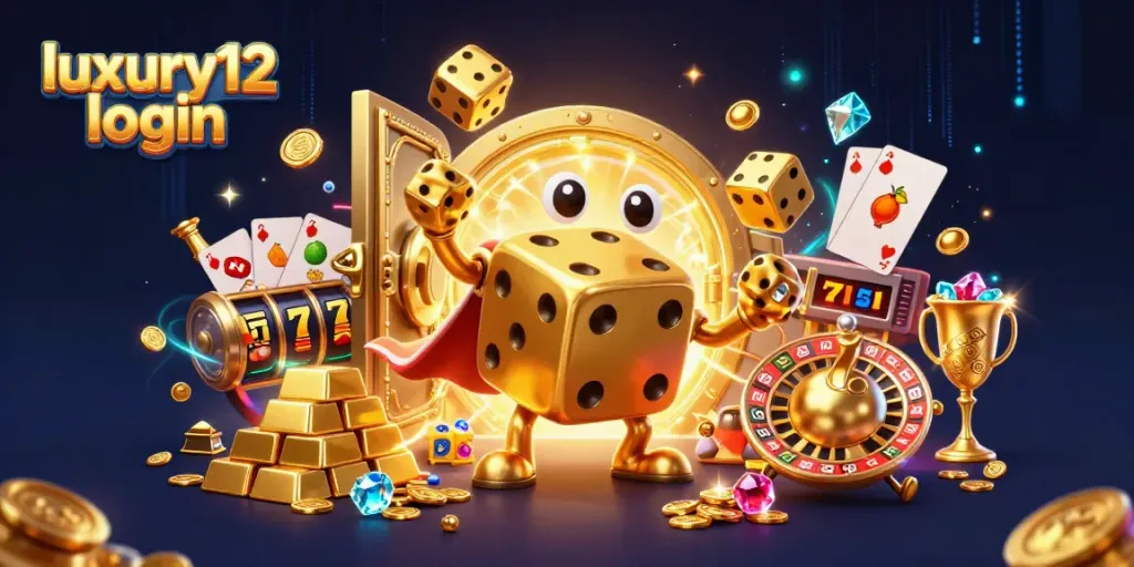 Experience the excitement of casino gaming with luxury12 login in this vibrant, dynamic scene.