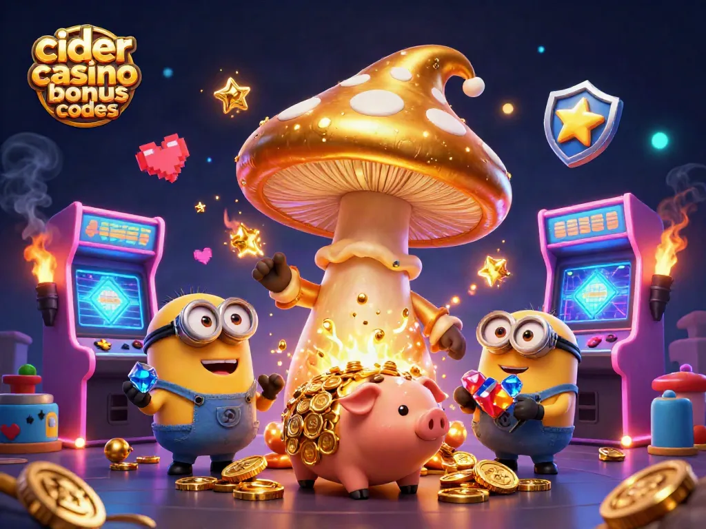 Win with cider casino bonus codes in a magical gaming adventure featuring golden elements.