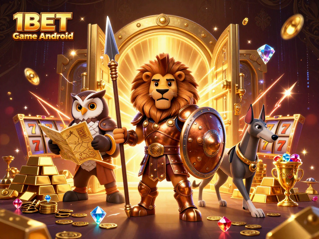 Engage in the 1BET Game Android world with a dynamic 3D circus of treasures and characters.