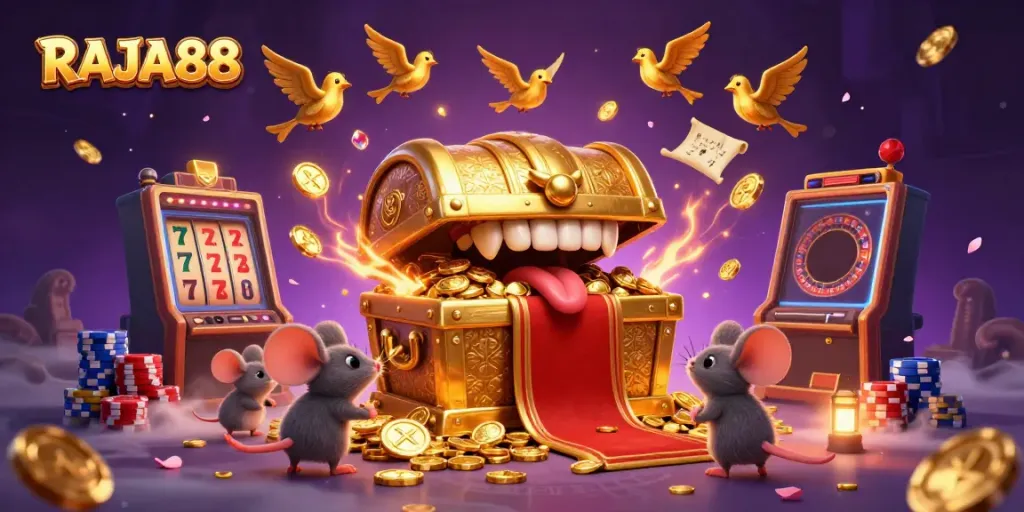 RAJA88 menarik para pemain dengan kekayaan yang melimpah di dunia slot dan perjudian.